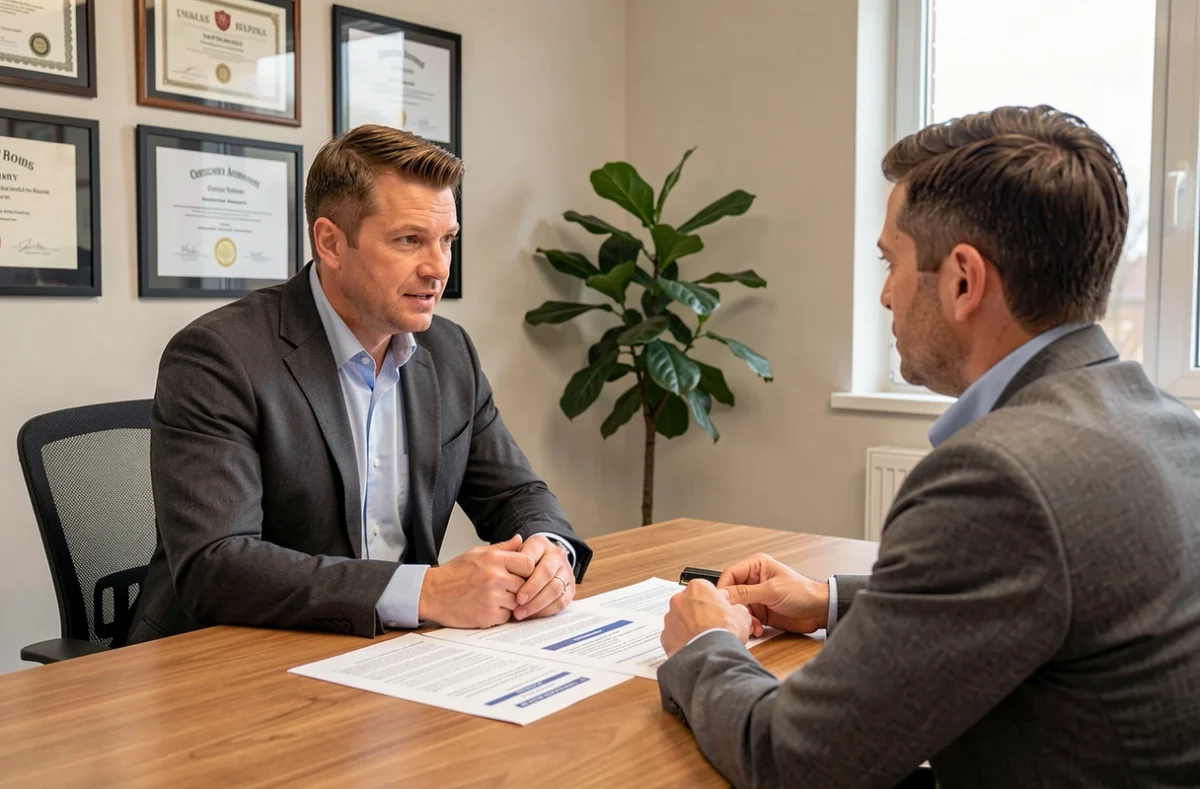 Consultant de Différence Informatique en réunion de conseil avec un client autour d'un rapport de sécurité